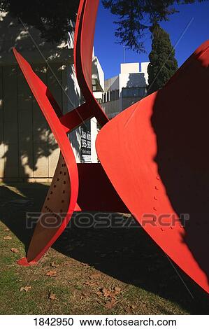 Stock Image - Catalonia, Barcelona, Spain; The Sculpture Garden Of Joan MirÃƒÆ’Ã‚Â³. Fotosearch
