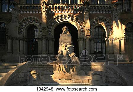 Stock Photo - Catalonia, Barcelona, Spain; The Entrance To The Hospital St. Pau. Fotosearch