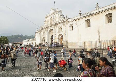 Catedral De Santiago (Cathedral), Antigua Guatemala, Sacatep View Large Photo Image Stock Image - Catedral De Santiago (Cathedral), Antigua Guatemala, Sacatep. Fotosearch