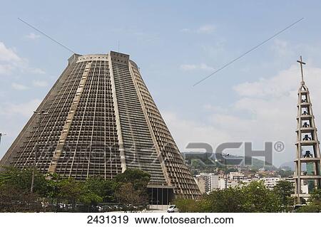 Catedral Metropolitana and bell tower, Lapa; Rio de Janeiro, Brazil View Large Photo Image Stock Photo - Catedral Metropolitana and bell tower, Lapa; Rio de Janeiro, Brazil. Fotosearch
