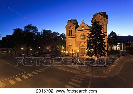 Cathedral Basilica of Saint Francis of Assisi, commonly known as Saint Francis Cathedra; Santa Fe, New Mexico, USA View Large Photo Image Stock Image - Cathedral Basilica of Saint Francis of Assisi, commonly known as Saint Francis Cathedra; Santa Fe, New Mexico, USA. Fotosearch