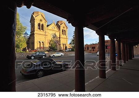 Cathedral Basilica of Saint Francis of Assisi, commonly known as Saint Francis Cathedral; Santa Fe, New Mexico, USA View Large Photo Image Stock Photography - Cathedral Basilica of Saint Francis of Assisi, commonly known as Saint Francis Cathedral; Santa Fe, New Mexico, USA. Fotosearch