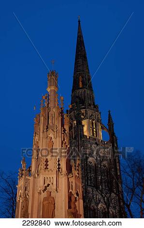 Stock Image - Cathedral, Coventry, West Midlands, Uk. Fotosearch