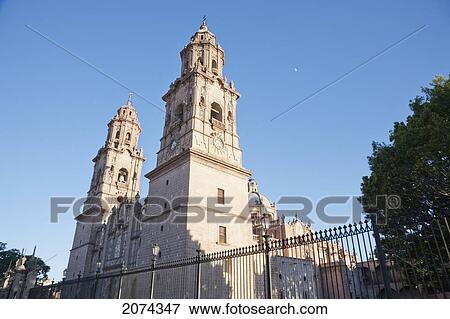 Stock Photo - Cathedral, Morelia, Michoac. Fotosearch