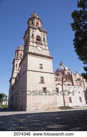 Cathedral, Morelia, Michoac View Large Photo Image Stock Photograph - Cathedral, Morelia, Michoac. Fotosearch