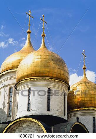 Stock Image - Cathedral Of Assumption, Kremlin. Fotosearch