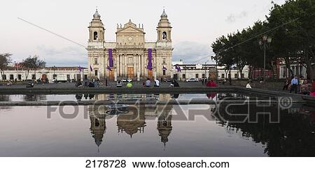 Stock Photo - Cathedral Of Guatemala City; Guatemala City Guatemala. Fotosearch