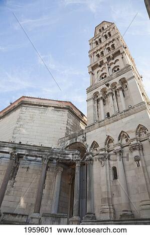 Stock Image - Cathedral Of St. Dominus, Split, Split-Dalmatia, Croatia. Fotosearch