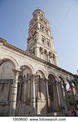 Stock Image - Cathedral Of St. Dominus, Split, Split-Dalmatia, Croatia. Fotosearch
