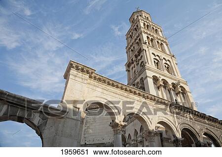 Stock Image - Cathedral Of St. Dominus, Split, Split-Dalmatia, Croatia. Fotosearch