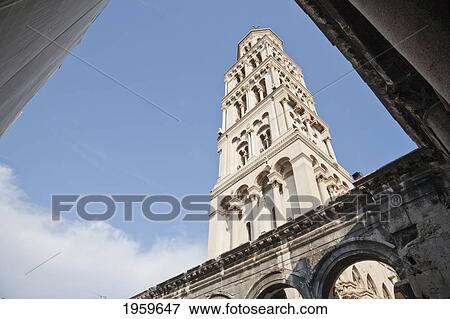 Cathedral Of St. Dominus, Split, Split-Dalmatia, Croatia View Large Photo Image Stock Photo - Cathedral Of St. Dominus, Split, Split-Dalmatia, Croatia. Fotosearch