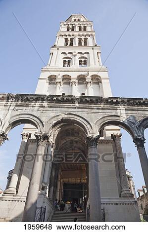 Cathedral Of St. Dominus, Split, Split-Dalmatia, Croatia View Large Photo Image Stock Photo - Cathedral Of St. Dominus, Split, Split-Dalmatia, Croatia. Fotosearch