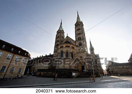 Cathedral Of St. Peter And St. George (Bamberger Dom), Bamberg, Bavaria, Germany View Large Photo Image Stock Image - Cathedral Of St. Peter And St. George (Bamberger Dom), Bamberg, Bavaria, Germany. Fotosearch