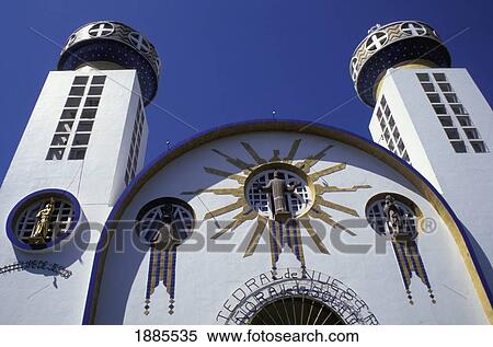 Cathedral With Two Towers, Low Angle View View Large Photo Image Stock Photography - Cathedral With Two Towers, Low Angle View. Fotosearch
