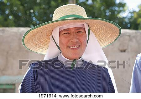 Catholic Nun, Toconao, Antofagasta Region, Chile View Large Photo Image Picture - Catholic Nun, Toconao, Antofagasta Region, Chile. Fotosearch