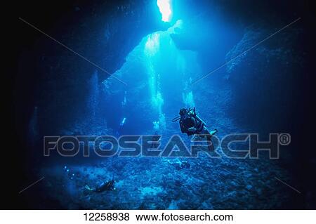 Cave diving; Palau, Micronesia View Large Photo Image Stock Photo - Cave diving; Palau, Micronesia. Fotosearch
