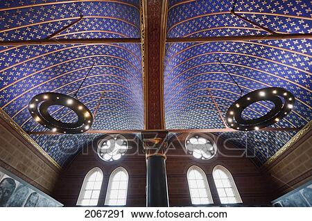 Stock Image - Ceiling Of Hall Of The Estates General, Chateau De Blois, Blois, France. Fotosearch