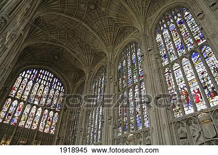 Stock Photography - Ceiling Of King's College Chapel. Fotosearch