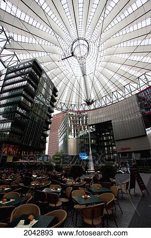 Ceiling Of Sony Center On Potsdamer Platz, Berlin, Germany View Large Photo Image Stock Image - Ceiling Of Sony Center On Potsdamer Platz, Berlin, Germany. Fotosearch