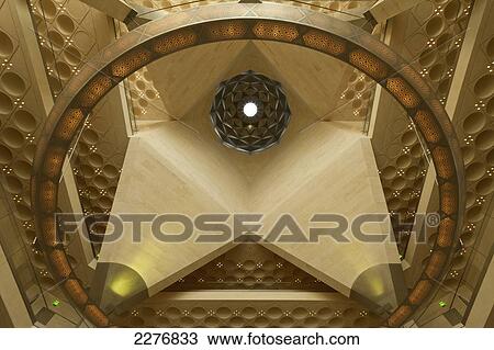 Ceiling of the main hall of the Museum of Islamic Art; Doha, Qatar View Large Photo Image Stock Image - Ceiling of the main hall of the Museum of Islamic Art; Doha, Qatar. Fotosearch