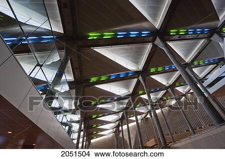 Ceiling Of The Main Reading Room In The Bibliotheca Alexandrina, The Modern Library Of Alexandria, Alexandria, Al Iskandar View Large Photo Image Picture - Ceiling Of The Main Reading Room In The Bibliotheca Alexandrina, The Modern Library Of Alexandria, Alexandria, Al Iskandar. Fotosearch