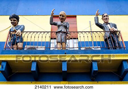 Celebrity Figures On A Balcony In Caminito, La Boca, Buenos Aires, Argentina View Large Photo Image Stock Image - Celebrity Figures On A Balcony In Caminito, La Boca, Buenos Aires, Argentina. Fotosearch