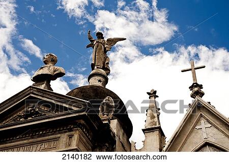 Stock Image - Cementerio De Recoleta, Recoleta, Buenos Aires, Argentina. Fotosearch
