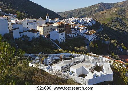 Cementerio Redonda, Said To Be The Only Round Cemetery In Spain; Sayalonga, Malaga Province, Andalusia, Spain View Large Photo Image Stock Image - Cementerio Redonda, Said To Be The Only Round Cemetery In Spain; Sayalonga, Malaga Province, Andalusia, Spain. Fotosearch