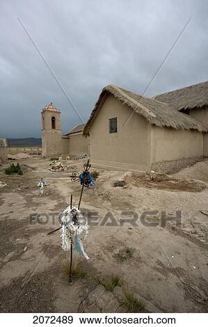 Stock Photo - Cemetery By The Church Of Sepulturas, Oruro Department, Bolivia. Fotosearch