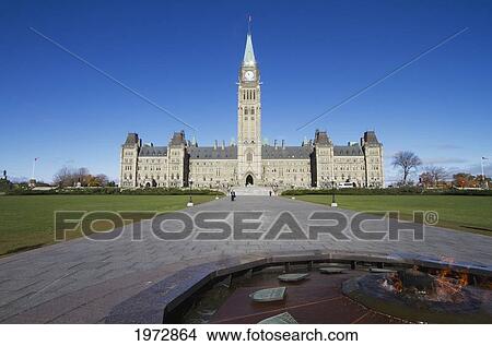Centennial Flame At The Parliament Buildings, Ottawa, Ontario, Canada View Large Photo Image Picture - Centennial Flame At The Parliament Buildings, Ottawa, Ontario, Canada. Fotosearch