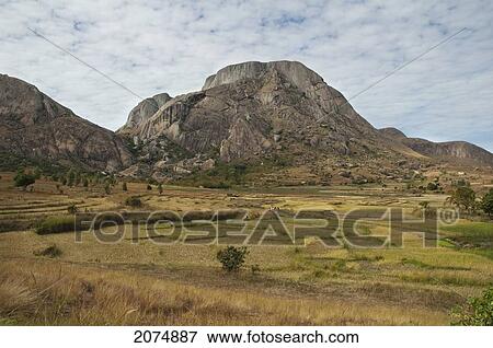 Central Highlands Near Anja, Fianarantsoa Province, Madagascar View Large Photo Image Stock Photo - Central Highlands Near Anja, Fianarantsoa Province, Madagascar. Fotosearch