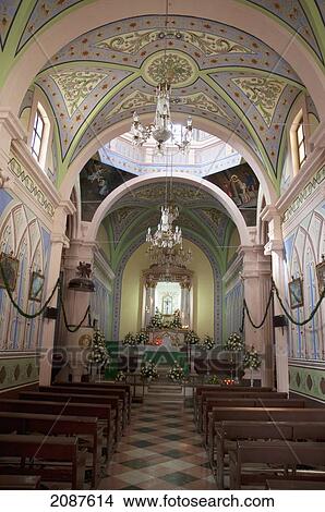 Picture - Central Nave Of El Tepoz. Fotosearch