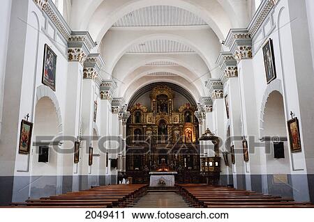 Central Nave Of San Francisco Church, Cuenca, Azuay, Ecuador View Large Photo Image Stock Image - Central Nave Of San Francisco Church, Cuenca, Azuay, Ecuador. Fotosearch