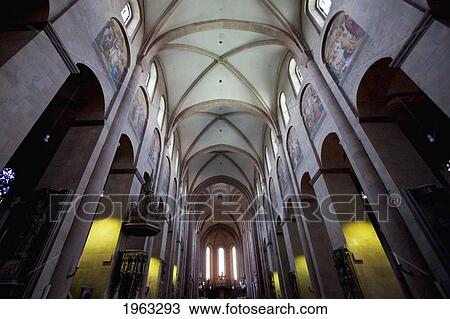 Central Nave Of The Mainzer Dom (Mainz Cathedral Or St. Martin's Cathedral), Mainz, Germany View Large Photo Image Stock Image - Central Nave Of The Mainzer Dom (Mainz Cathedral Or St. Martin's Cathedral), Mainz, Germany. Fotosearch