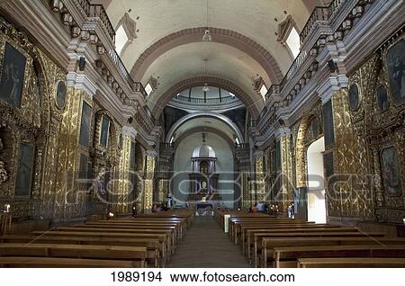 Central Nave Of The Santo Domingo Church, San Cristobal De Las Casas, Chiapas, Mexico View Large Photo Image Picture - Central Nave Of The Santo Domingo Church, San Cristobal De Las Casas, Chiapas, Mexico. Fotosearch