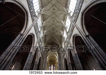 Central Nave Of The St. Vitus Cathedral, Prague, Czech Republic View Large Photo Image Stock Image - Central Nave Of The St. Vitus Cathedral, Prague, Czech Republic. Fotosearch