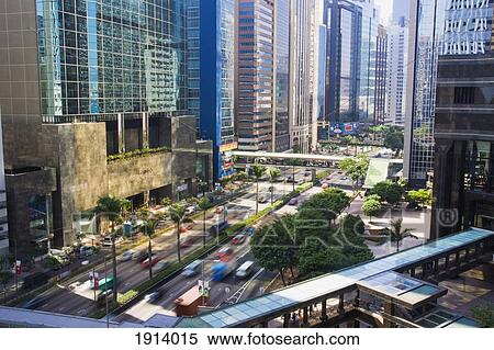 Stock Photography - Central Street Scene. Fotosearch