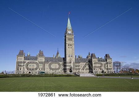 Centre Block Of The Parliament Buildings, Ottawa, Ontario, Canada View Large Photo Image Stock Image - Centre Block Of The Parliament Buildings, Ottawa, Ontario, Canada. Fotosearch