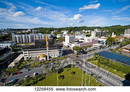 Centre of Bandar Seri Begawan; Brunei View Large Photo Image Stock Photography - Centre of Bandar Seri Begawan; Brunei. Fotosearch