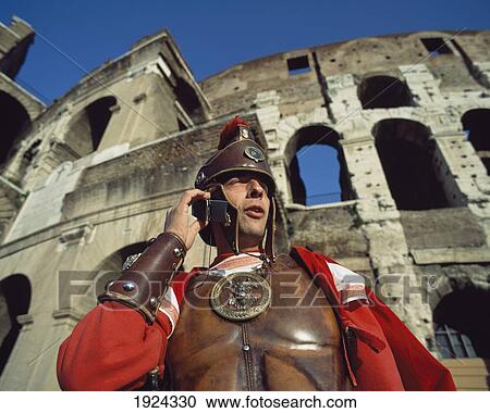 Centurian On The Telephone View Large Photo Image Stock Image - Centurian On The Telephone. Fotosearch