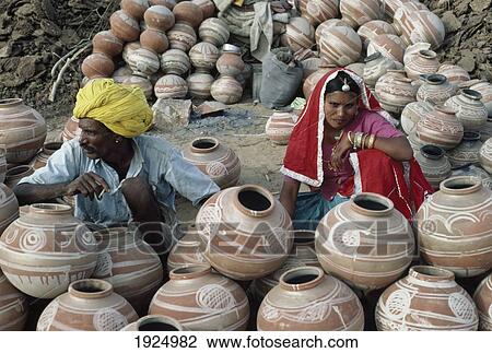 Ceramic Pot Sellers View Large Photo Image Stock Image - Ceramic Pot Sellers. Fotosearch