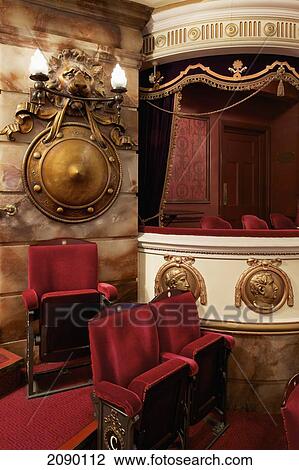 Stock Image - Chairs In The Historic Room. Fotosearch