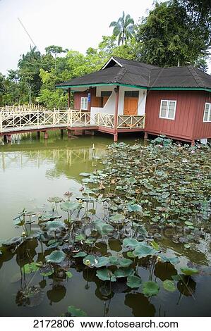 Chalets over lakeside at Firefly Park resort near Selangor; Malaysia View Large Photo Image Stock Photograph - Chalets over lakeside at Firefly Park resort near Selangor; Malaysia. Fotosearch