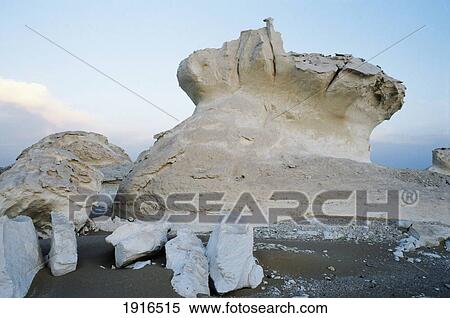 Stock Photography - Chalk Rock Formations At Farafra Oasis. Fotosearch