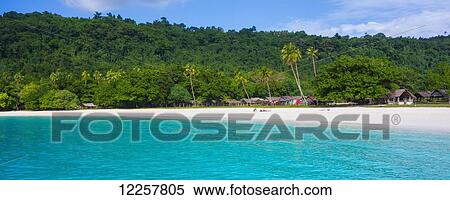 Stock Photography - Champagne Beach; Santo Island, Vanuatu. Fotosearch