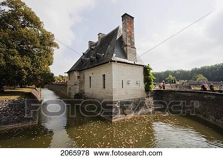 Stock Photo - Chancery By The Chateau De Chenonceau, Chenonceau, Indre-Et-Loire, France. Fotosearch