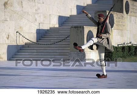 Stock Photography - Changing Of The Guard, Constitution Square. Fotosearch