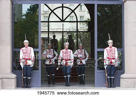 Changing of the Guards at the Presidency, Sofia, Bulgaria View Large Photo Image Stock Photography - Changing of the Guards at the Presidency, Sofia, Bulgaria. Fotosearch