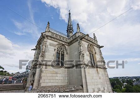 Stock Image - Chapel Of Saint-Hubert At The Chateau D'amboise, Amboise, France. Fotosearch