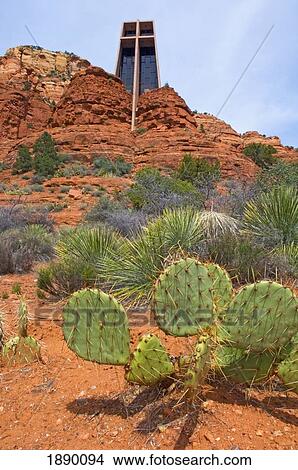 Picture - Chapel Of The Holy Cross In The Red Rocks Of Sedona.. Fotosearch